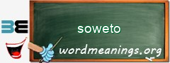 WordMeaning blackboard for soweto